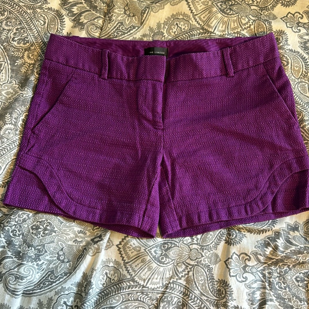 Magenta dress shorts